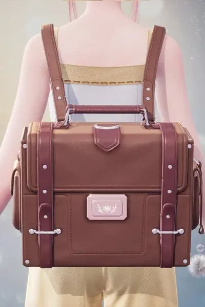 Sac à dos rose-marron