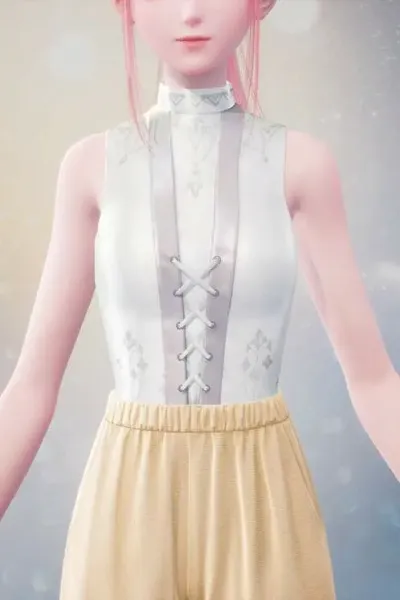 Marca de vento branca